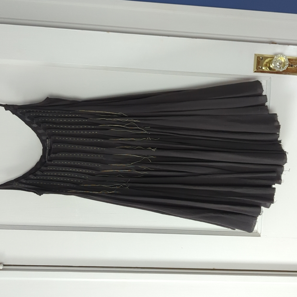 AllSaints dress, flowy lightweight crepe material, US size 4 (very forgiving)